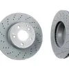 Genuine Mercedes 2204210912 Disc Brake Rotor; Front ; 312x28mm, Vented; Cross-Drilled - Mercedes | 0004230230 0034200520 0034201820 0034205120 -Porsche Parts shop 2204210912OE