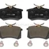 ATE 5Q0698451G, 602820 Brake Pad Set; Rear - VW | D104A -Porsche Parts shop AT 5Q0698451G