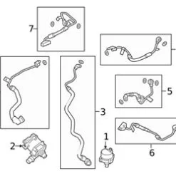 Genuine BMW 11538485158 Turbocharger Coolant Line; Right - BMW