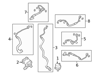 Genuine BMW 11538485158 Turbocharger Coolant Line; Right - BMW 3 Genuine BMW 11538485158 Turbocharger Coolant Line; Right - BMW