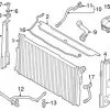Genuine BMW 17118672105 Radiator - BMW | 17117643054 -Porsche Parts shop BM 17118672105