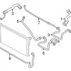 Genuine BMW 17127619685 Radiator Coolant Hose - BMW -Porsche Parts shop BM 17127619685