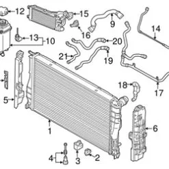 Genuine BMW 17127620392 Radiator Coolant Hose - BMW