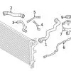 Genuine BMW 17128572906 Radiator Coolant Hose - BMW -Porsche Parts shop BM 17128572906