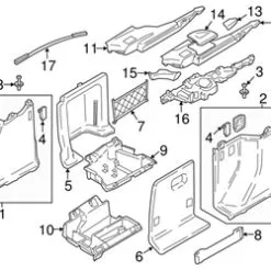 Genuine BMW 51477295575 Battery Cover; Right - BMW