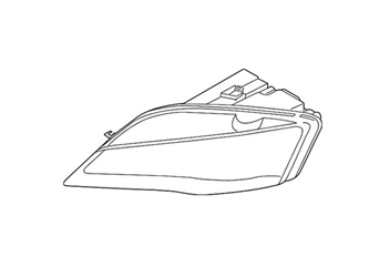 Genuine BMW 63117295674 Headlight Assembly; Right - BMW 3 Genuine BMW 63117295674 Headlight Assembly; Right - BMW