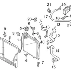 Genuine Mercedes 00000000073464 Engine Coolant Overflow Hose - Mercedes | 000000000734 1405000124 4635011782 900271008019