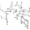 Genuine Mercedes 1665015520 Water Pump Bracket - Mercedes -Porsche Parts shop MB 1665015520