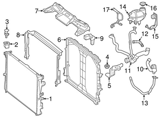 Genuine Mercedes 2055014091 Radiator Coolant Hose; Left - Mercedes 3 Genuine Mercedes 2055014091 Radiator Coolant Hose; Left - Mercedes