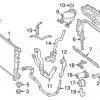 Genuine Mercedes 2185012282 Engine Coolant Overflow Hose; Lower - Mercedes -Porsche Parts shop MB 2185012282