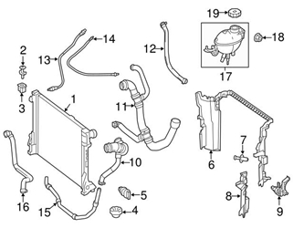 Genuine Mercedes 2315013482 Radiator Coolant Hose; Right - Mercedes 3 Genuine Mercedes 2315013482 Radiator Coolant Hose; Right - Mercedes