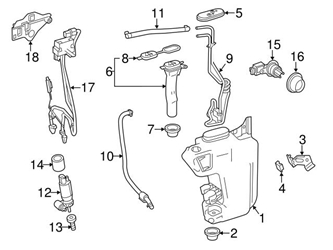 Genuine Mercedes 2318301300 Coolant Hose; Front - Mercedes 3 Genuine Mercedes 2318301300 Coolant Hose; Front - Mercedes
