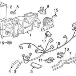 Genuine Porsche 98657268302 Coolant Pipe - Porsche | 98657268300 98657268301