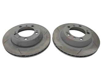 Sebro Slotted & Coated 98735240301, 909322CLRSET Disc Brake Rotor; Rear - Porsche 3 Sebro Slotted & Coated 98735240301, 909322CLRSET Disc Brake Rotor; Rear - Porsche