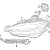 Genuine Volvo 31689322 Headlight Assembly; Left - Volvo -Porsche Parts shop VO 31689322
