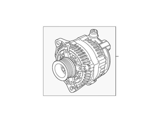 Genuine Volvo 5003808 Alternator - Volvo 2 Genuine Volvo 5003808 Alternator - Volvo