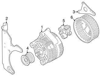 Genuine Volvo 5003996 Alternator - Volvo 3 Genuine Volvo 5003996 Alternator - Volvo