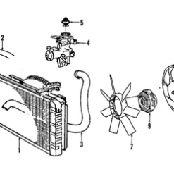 Genuine Volvo 8603911 Radiator - Volvo