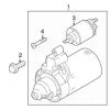 Genuine VW/Audi 02M911021BX Starter - Audi, VW | VW02M911021BX -Porsche Parts shop VW 02M911021BX