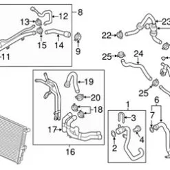 Genuine VW/Audi 059121071CK Coolant Pipe - Audi, VW | VW059121071CK