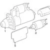 Genuine VW/Audi 068911024EX Starter - Audi | AU068911024EX