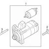 Genuine VW/Audi 06M911021X Starter - Audi | AU06M911021X -Porsche Parts shop VW 06M911021X