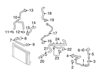 Genuine VW/Audi 079121065BD Coolant Pipe - Audi | AU079121065BD -Porsche Parts shop VW 079121065BD