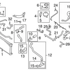 Genuine VW/Audi 1C0121065 Coolant Pipe - VW | VW1C0121065