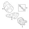 Genuine VW/Audi 3QF121093E Water Pump Bracket; Left - VW | VW3QF121093E -Porsche Parts shop VW 3QF121093E