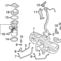 Genuine VW/Audi 4M0919087D Fuel Pump, Electric - Audi | AU4M0919087D