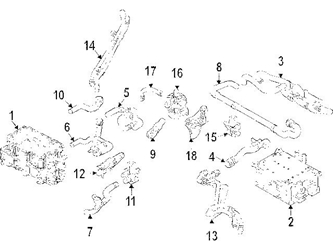 Genuine VW/Audi 4N0121524E Coolant Pipe - Audi | AU4N0121524E 3 Genuine VW/Audi 4N0121524E Coolant Pipe - Audi | AU4N0121524E