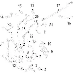 Genuine VW/Audi 4N0145640D Coolant Pipe; Rear - Audi | AU4N0145640D