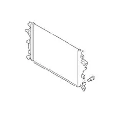 Genuine VW/Audi 4S0121252B Radiator; Front Left, Front Right - Audi | AU4S0121252B