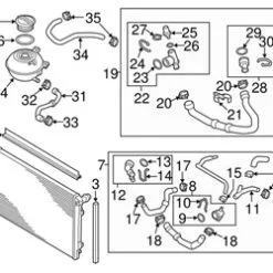 Genuine VW/Audi 5Q0122101GN Radiator Coolant Hose; Upper - Audi, VW | 5Q0122101AN 5Q0122101CF 5Q0122101EF 5Q0122101FJ