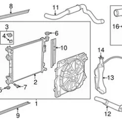 Genuine VW/Audi 7B0121101C Radiator Coolant Hose - VW | 7B0121101A 7B0121101B VW7B0121101C