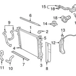 Genuine VW/Audi 7B0121121A Thermostat Housing - VW | VW7B0121121A