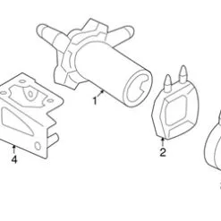 Genuine VW/Audi 7L0121079B Water Pump Bracket - Audi, VW | VW7L0121079B