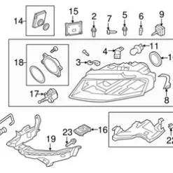 Genuine VW/Audi 8K0907472A Fuel Pump Driver Module; Left, Right - Audi | 8K0907472 AU8K0907472A