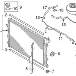 Genuine VW/Audi 8V0122061B Engine Coolant Overflow Hose - Audi | AU8V0122061B